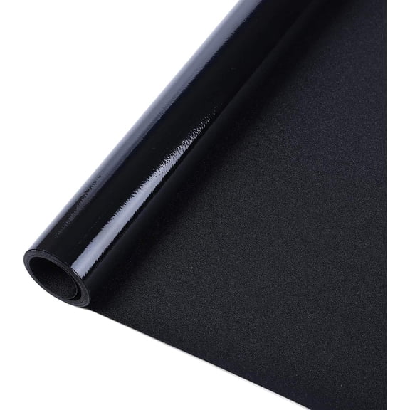 Blackout Window Film, Sun Heat Blocking Privacy Cover for Glass, Removable Opaque Room Darkening Dark Black Out Window Covers Tint Shades for Home Day Sleep Light Blocker 17.5 x 78.7 Inches