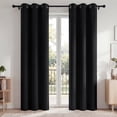 thumbnail image 1 of Blackout Curtains, Blackout Curtains Set of 2 for Bedroom Living Room 42x84 in, Thermal Insulated Room Darkening Drapes with Grommet Top, Noise Reduction & Light Blocking, 1 of 7