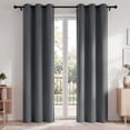 thumbnail image 1 of Cshidworld Gray Blackout Curtains Set of 2,Thermal Insulated 42 x 84 Inch Room Darkening Window Drapes with Grommet Top, Noise Reducing Privacy Curtains for Bedroom and Living Room, 1 of 7