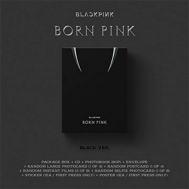 Blackpink - BORN PINK (Standard CD Boxset Version B / BLACK) - K-Pop CD (Interscope Records)