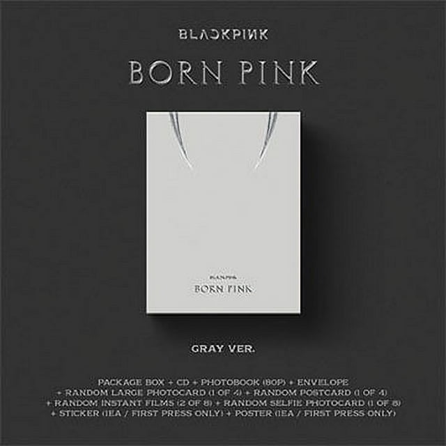 Blackpink - BORN PINK (Standard CD Boxset Version C / GRAY) - K-Pop CD (Interscope Records)