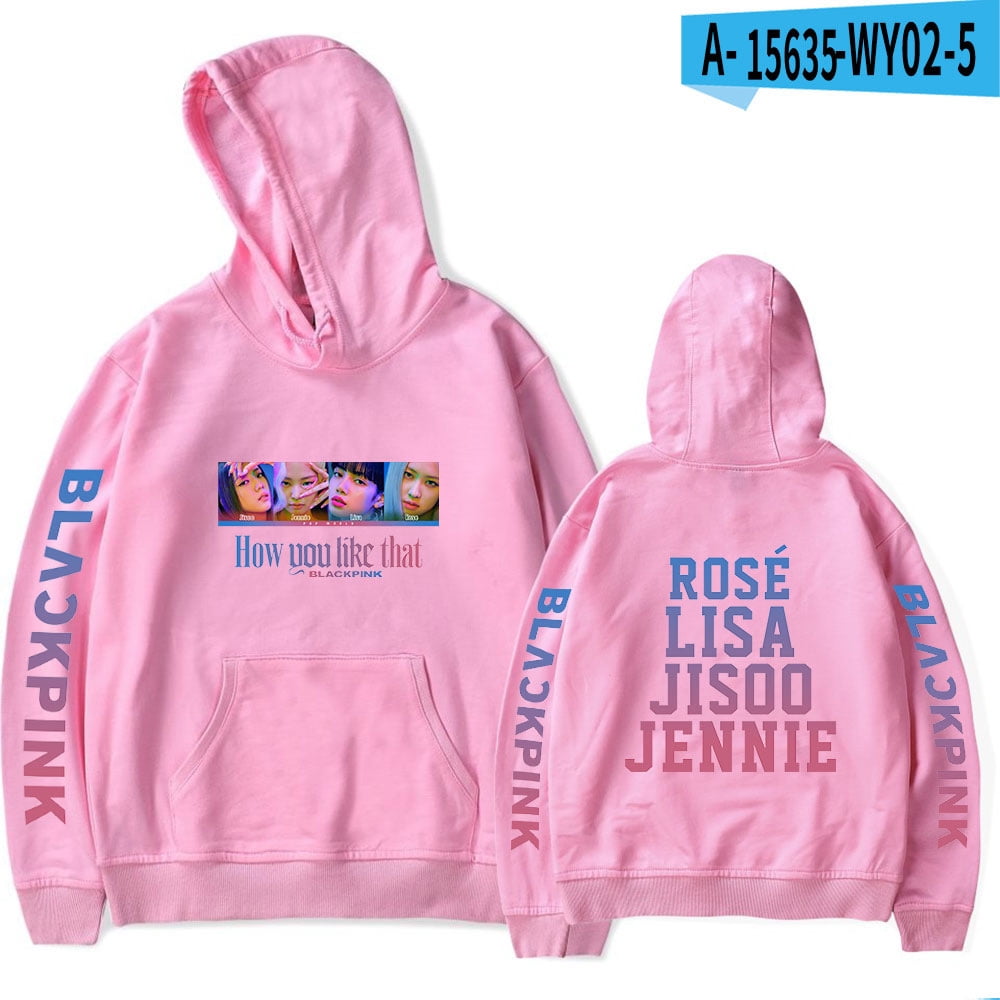 Blackpink rose sweatshirt hot sale