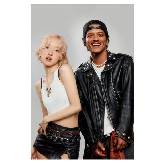 Blackpink ROSE APT Music Poster Pre Release Single Concept Teasers KPop Home Decor For Living Room Aesthetic Kpop Female Girl Group Wall Art Print