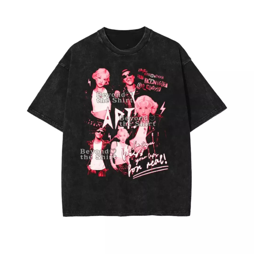 Blackpink Rosé Apt. New Single With Bruno Mars Gildan Cotton Tshirt
