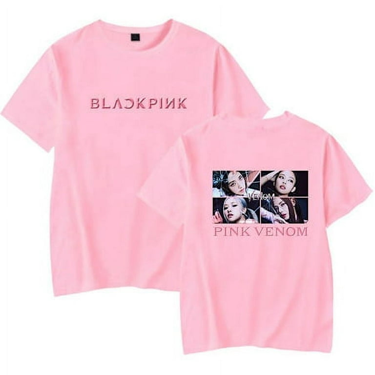 BLACKPINK フォトTシャツ Pink Venom-