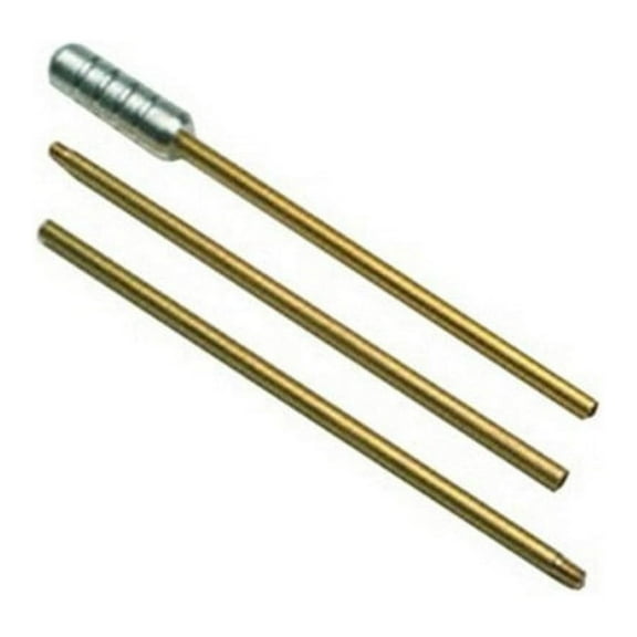 Blackpowder Products Range Rod - Solid Steel & Brass Cleaning Rod - Firearm Maintenance Tool - Rifle & Pistol Range Accessory - Durable Gun Cleaning Kit Gold Small