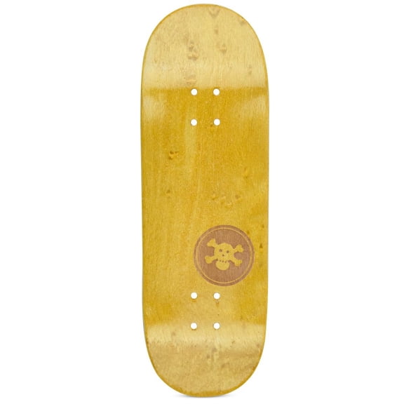 Blackriver Fingerboard Deck BR Mini Logo – Canadian Maple Wood Finger Skateboard Deck - Yellow / 33mm