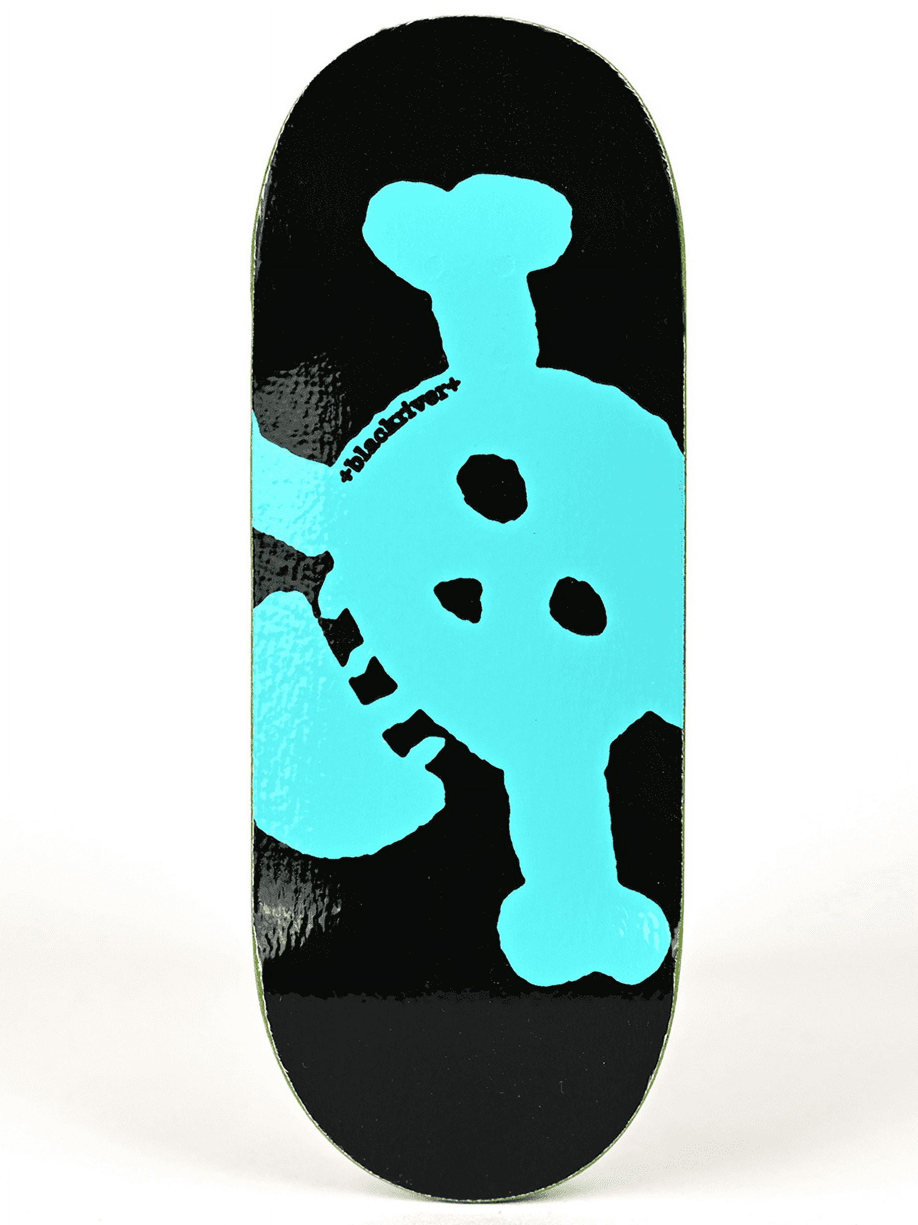 Blackriver Fingerboard Deck New Skull Turquoise, 36mm