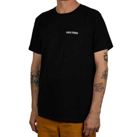 Blackriver Pissing Fingers Organic T-Shirt Black, X-Large