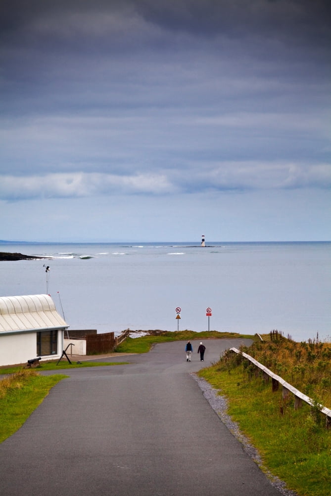 Blackrock Lighthouse Off Rosses Point County Sligo Ireland Canvas Art - Panoramic Images (36 x 12)