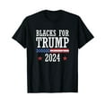 Blacks For Trump 2024 Presidential Election Republican TShirt