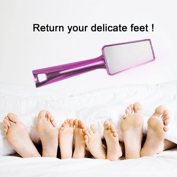 Latrodar Double Sided Foot File Pedicure File, Removal Of Damaged And Hard, Nano Glass Foot File Pedicure File, Travel Use, Portable Handheld Foot Scraper Ho