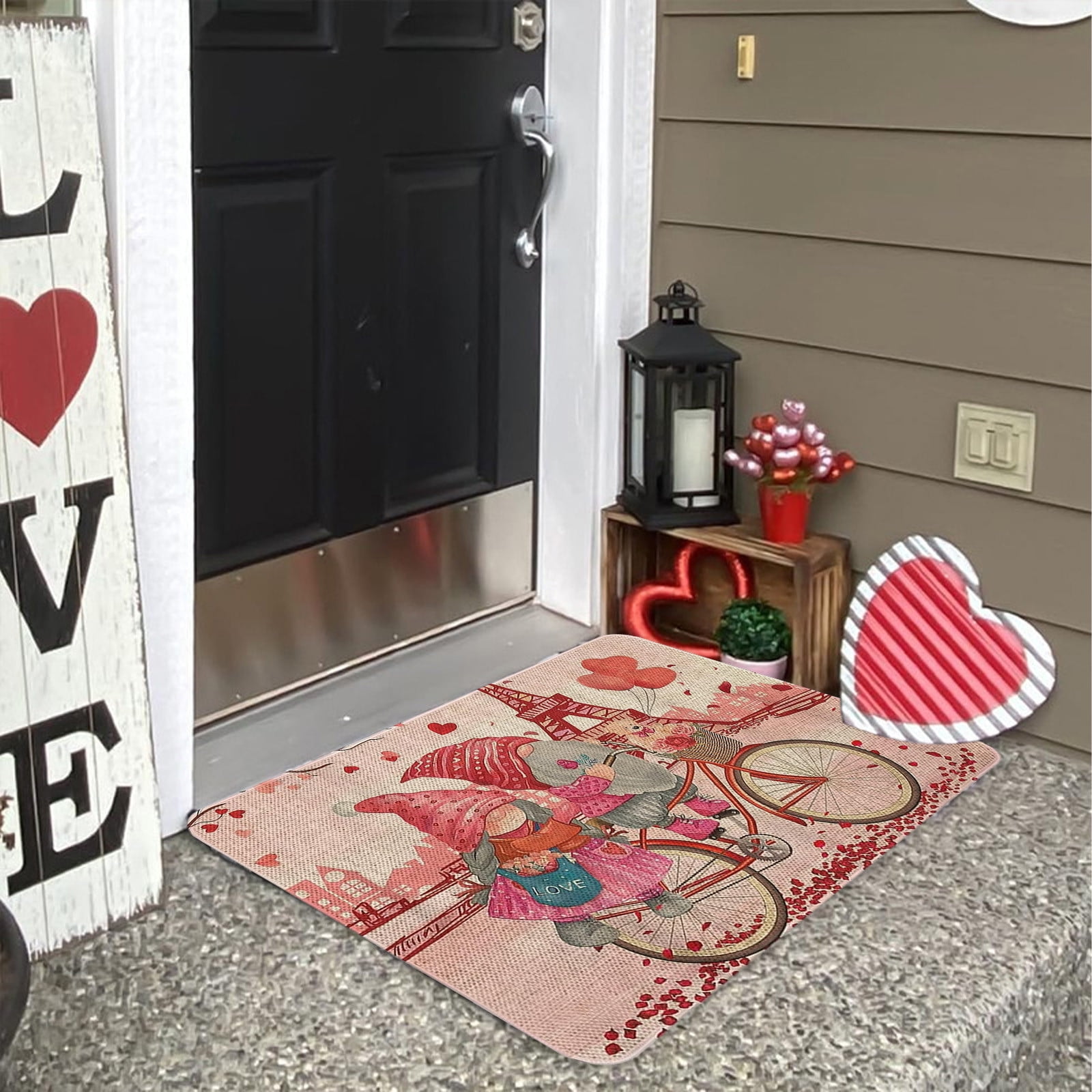 Latrodar Valentines Day Door Mat Valentines Welcome Mats Outdoor For ...