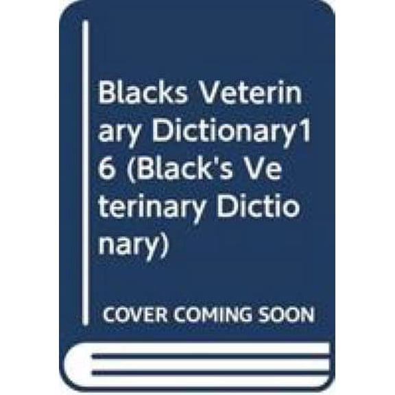 Pre-Owned Blacks Veterinary Dictionary 9780389207771