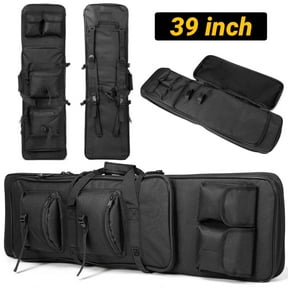 Blacksmith 39 inch Soft Padded Storage Bag Case Carrying Backpack with Adjustable Straps and Zipper, Black