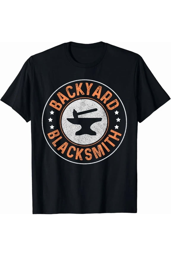 Blacksmith Backyard Blacksmithing Forge Forging Gift Unisex T-Shirt