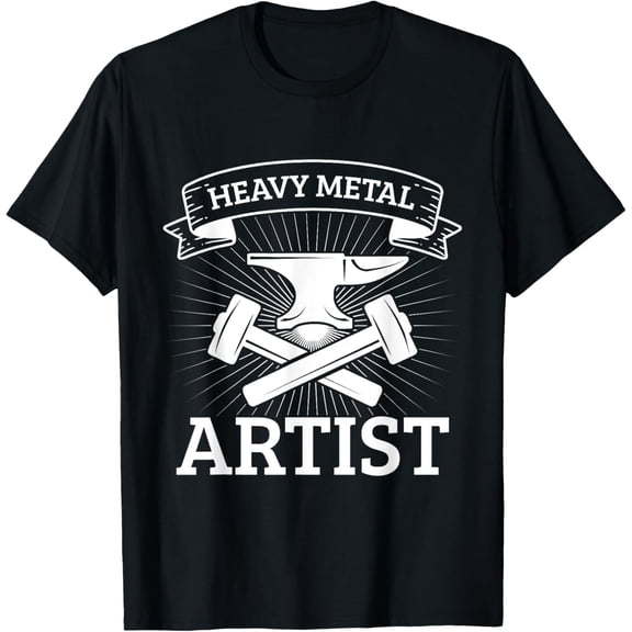 Blacksmith Heavy Metal Artist Metalsmith Gear Forging T-Shirt