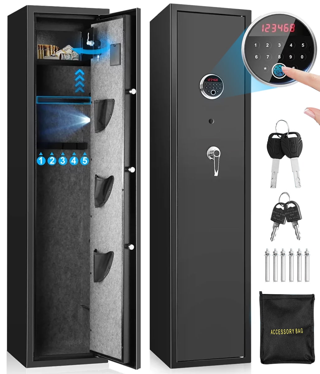 Blacksmith Large Biometric Gun Safe Fingerprint Gun for Rifles