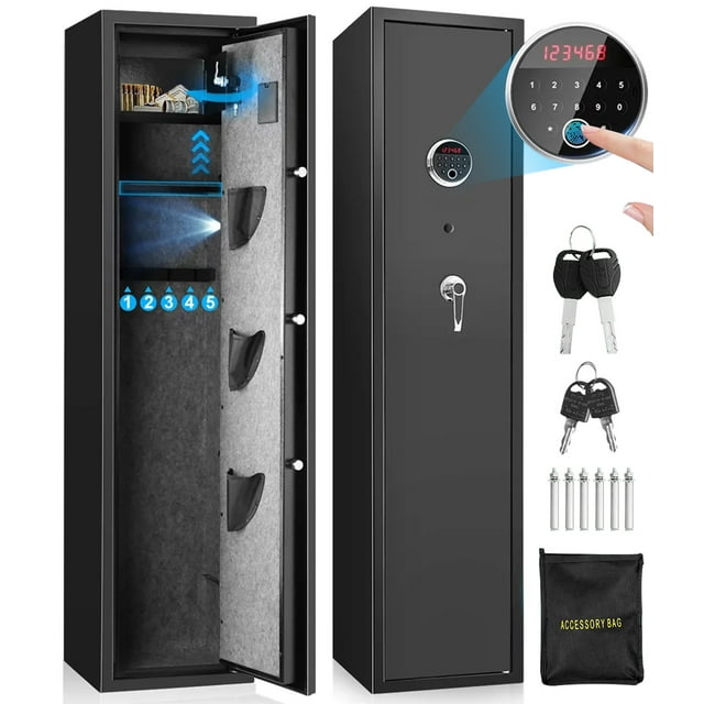 Blacksmith Large Biometric Gun Safe Fingerprint Gun for Rifles
