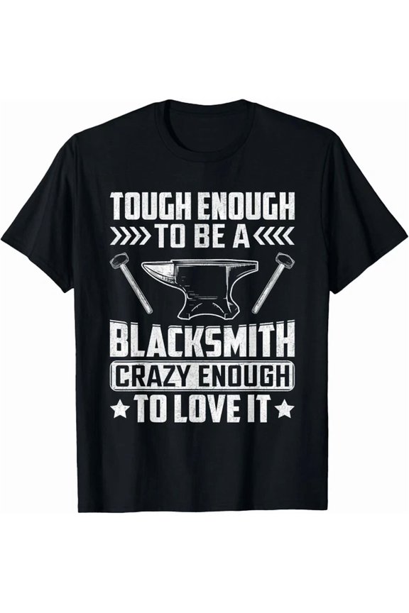 Blacksmith Metalworking Metalworker Ironworker Black Smith Gift T-Shirt, Unisex T-Shirt