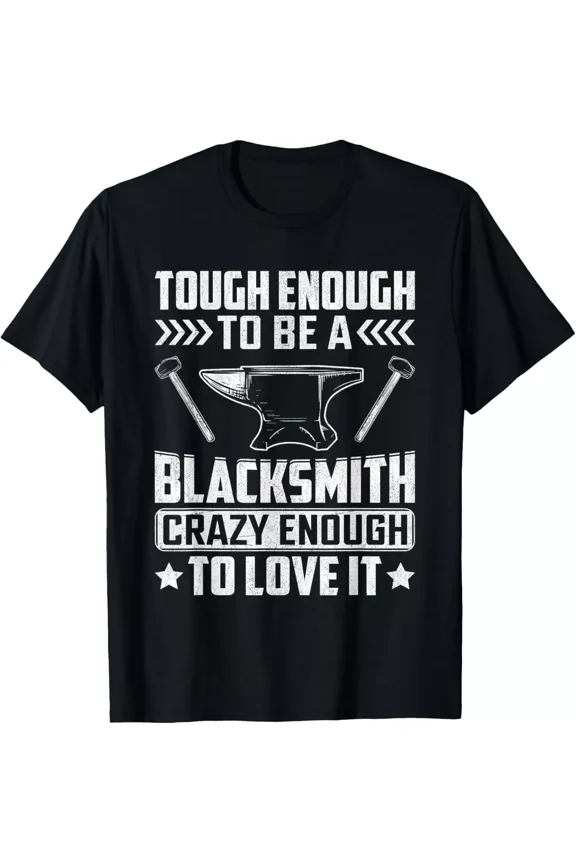 Blacksmith Metalworking Metalworker Ironworker Black Smith Gift Unisex T-Shirt