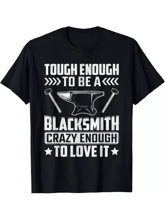 Blacksmith Metalworking Metalworker Ironworker Black Smith Gift Unisex T-Shirt