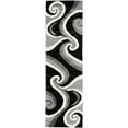 thumbnail image 1 of Blacksmith Swish Gray/Black Area Rug, 1 of 2