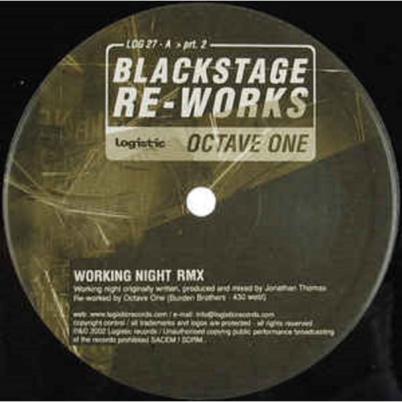 John Thomas Blackstage Reworks - Prt. 2 (Vinyl Record) 12" Single