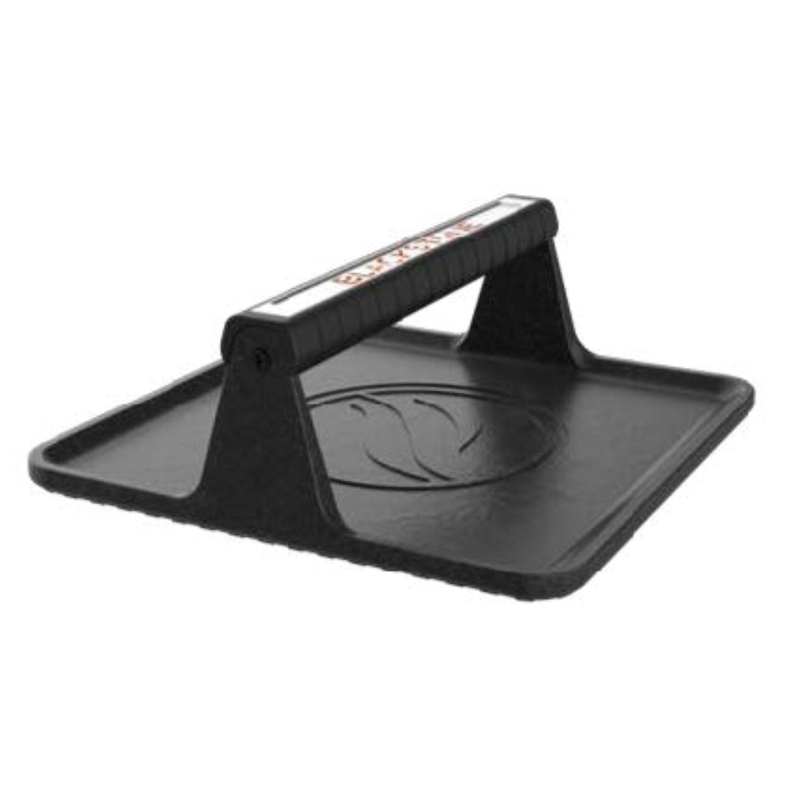 Blackstone 10" x 10" Square Cast Iron Grill Press with Non Slip Rubber Handle