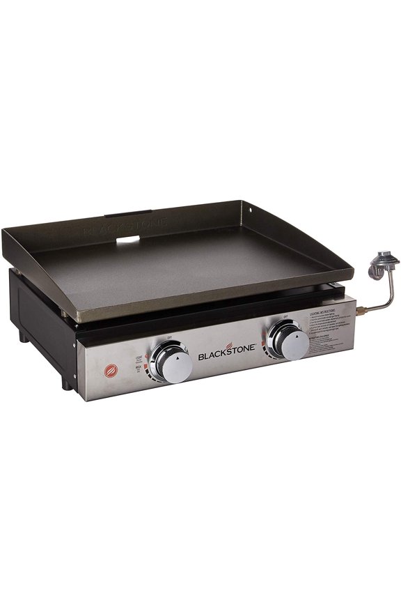 1666 22" Tabletop Griddle Outdoor Grill, 22 inch, Black