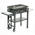 thumbnail image 1 of Blackstone 2-Burner 28” Griddle with Built-in Cutting Board and Garbage Holder, Black, Propane, 1 of 6