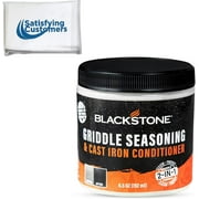 Blackstone 2-in-1 Griddle & Cast Iron Seasoning Conditioner with Travel Tissue, 6.5 Oz