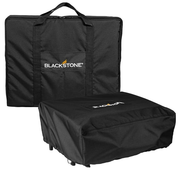 Blackstone 22" Tabletop Griddle Cover and Carry Bag Set in Black, 2-Piece