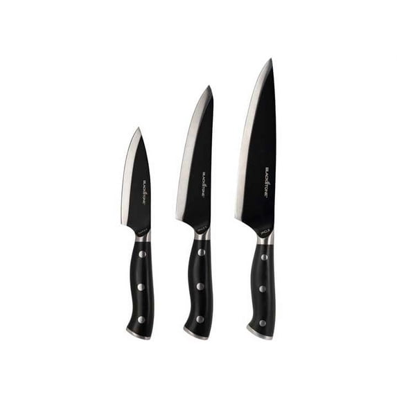 Blackstone 3-Piece Knife Set with Chef's Knife, Paring Knife, and Prep Knife