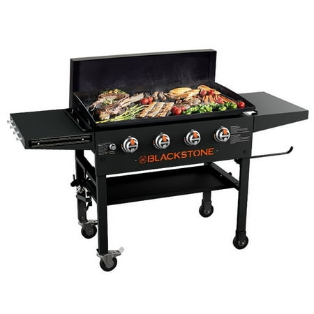 Blackstone 36" Griddle Cooking Station with Hard Cover & Side Shelves