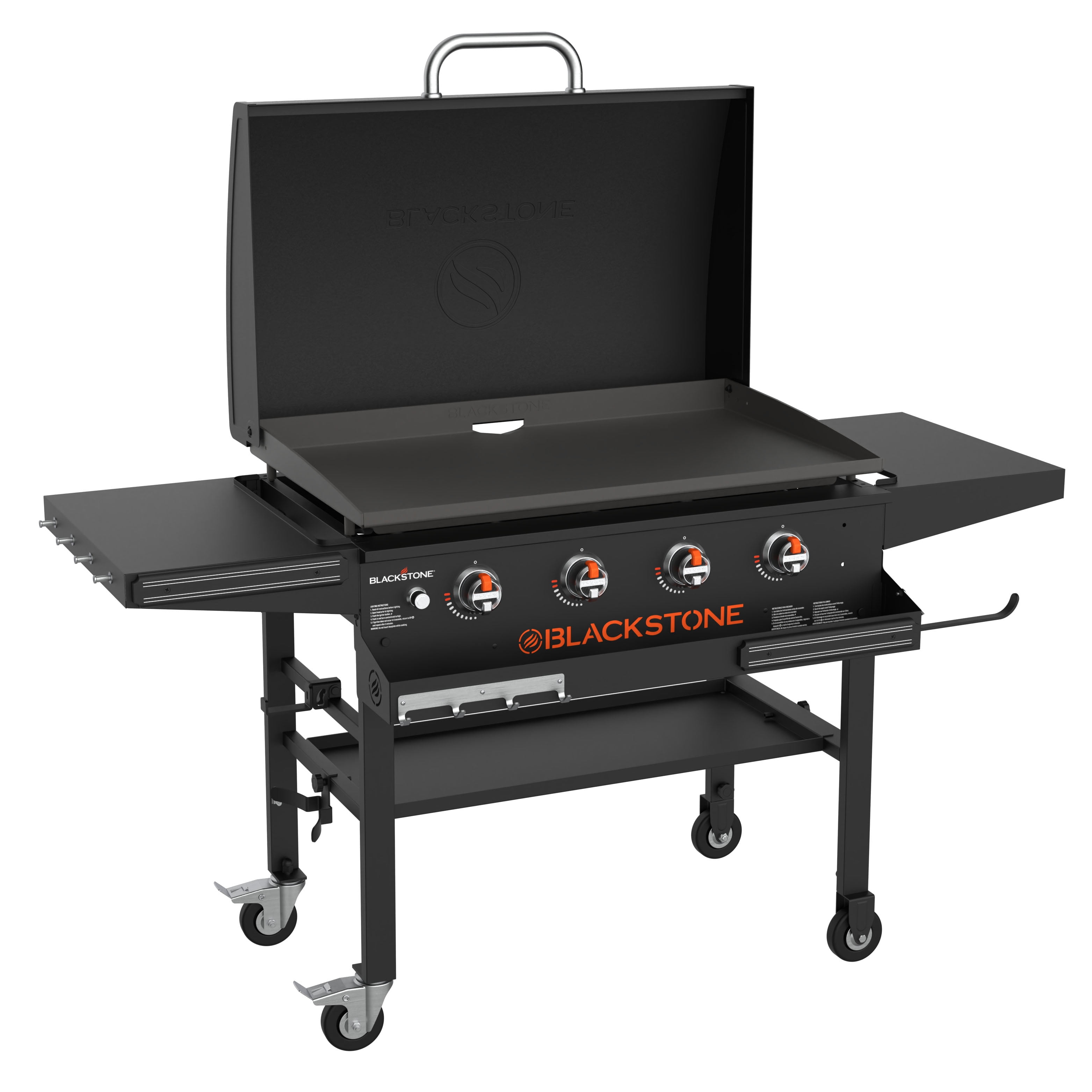 Blackstone 4Burner 36" Griddle with Hood and Front Shelf