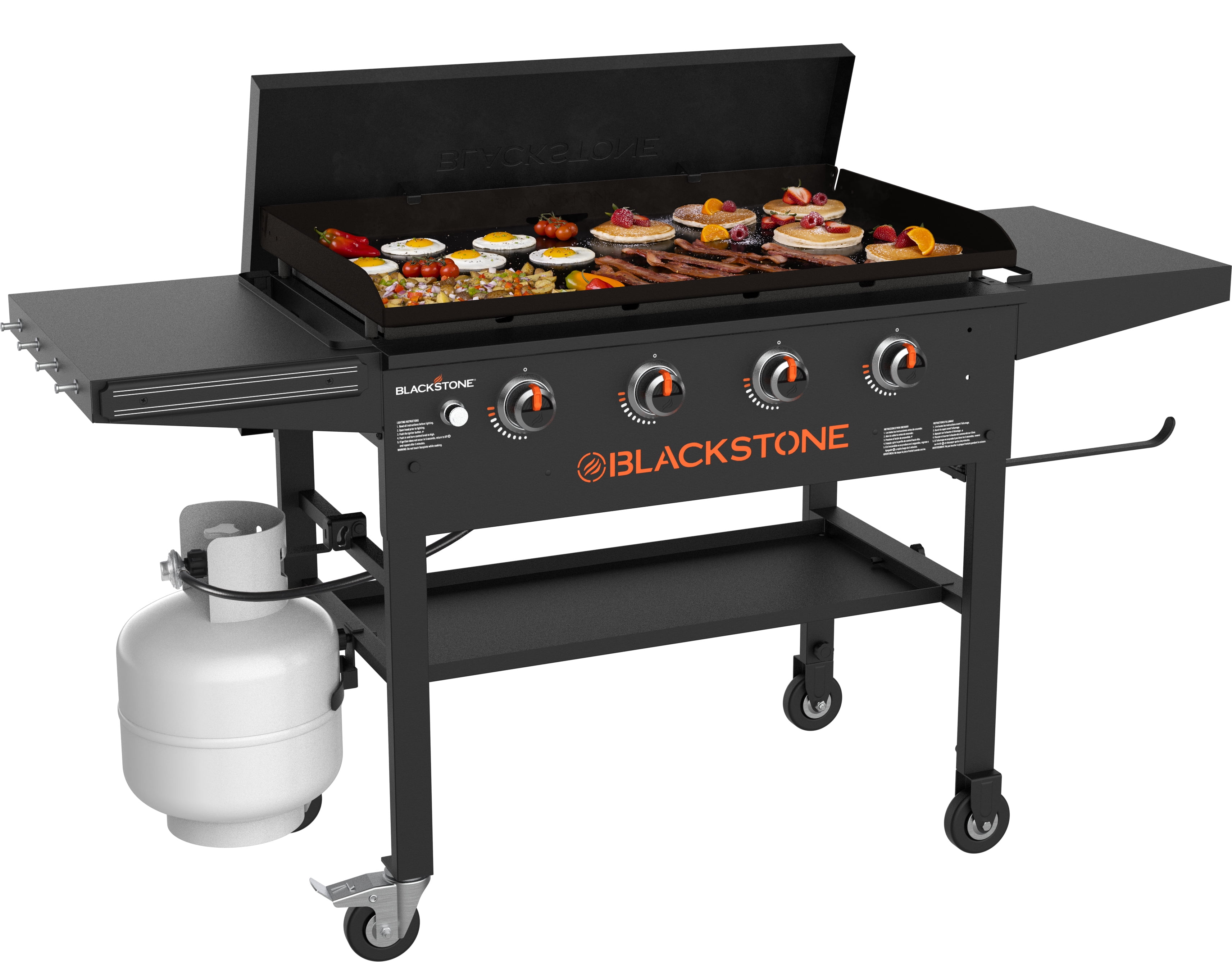 Blackstone 4-Burner 36" Propane Griddle Cooking Station with Hard Cover