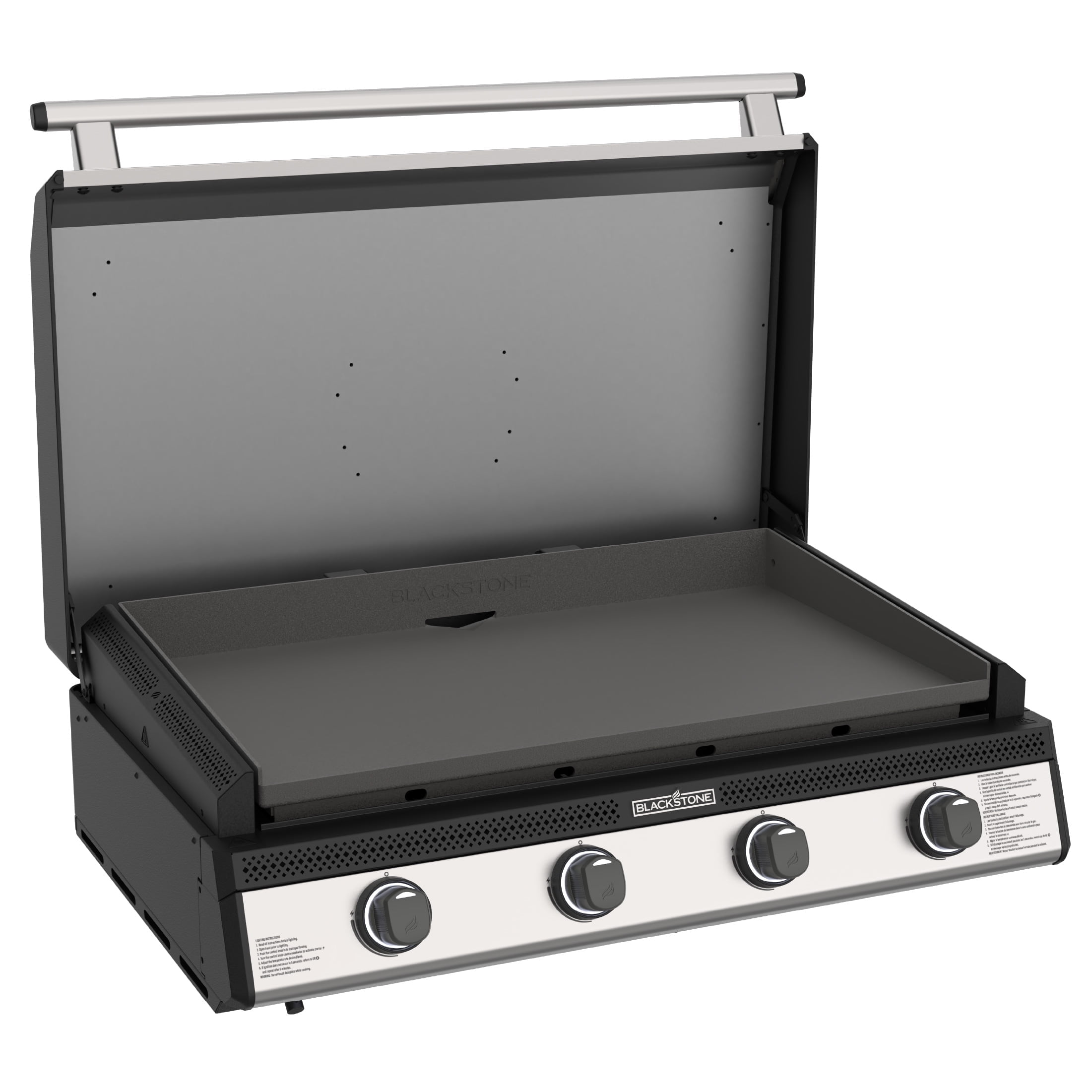 Blackstone 36-Inch Stainless Steel Built-In Propane Griddle with Hood
