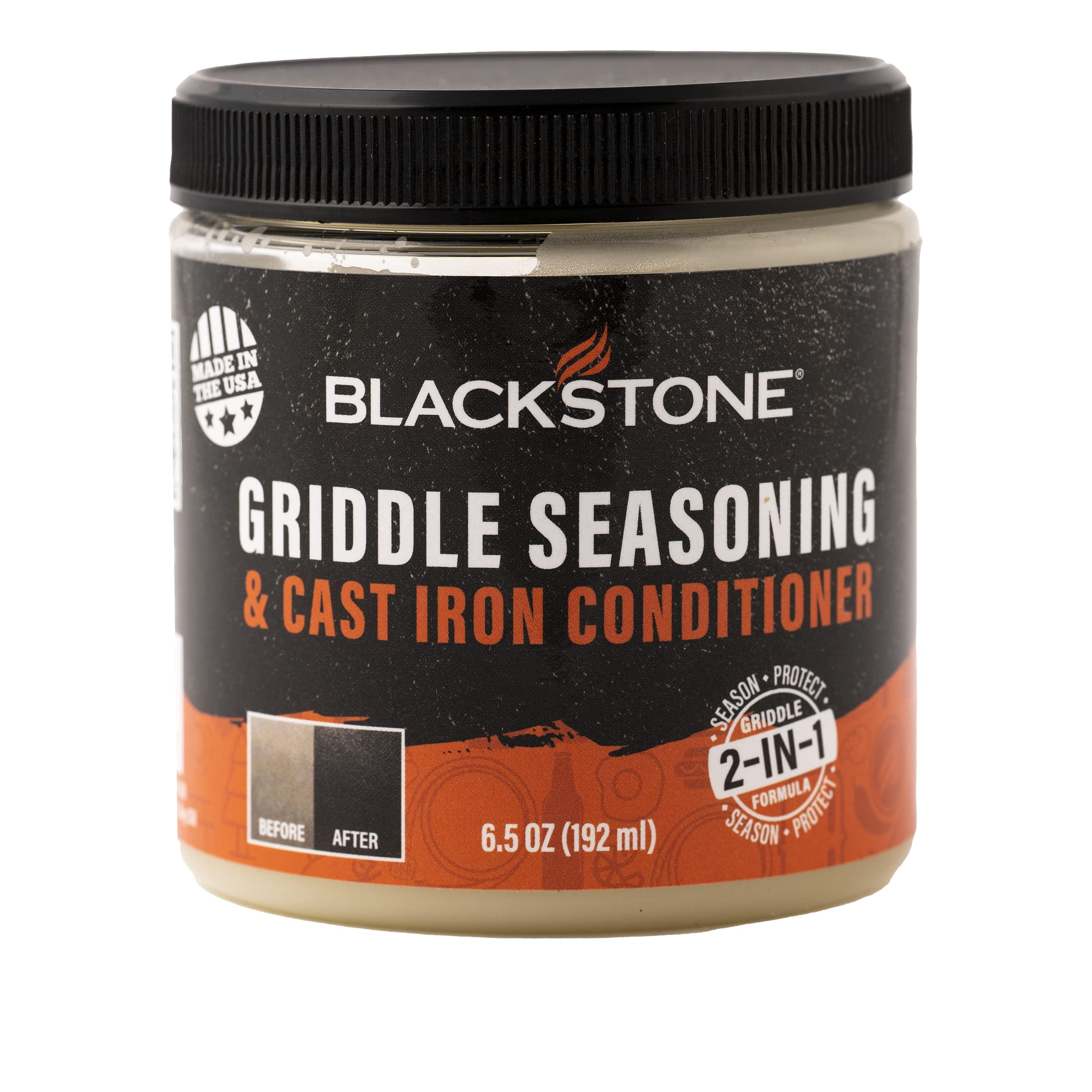 Blackstone 4114 Griddle Seasoning CM31 and Cast Iron Conditioner, 6.5