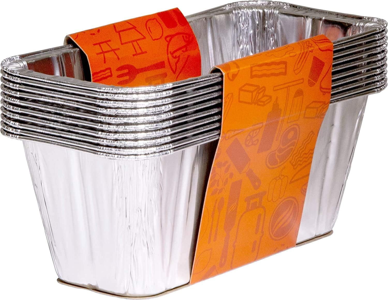 Blackstone Silver Aluminum Grease Cup Liners 10-Pack