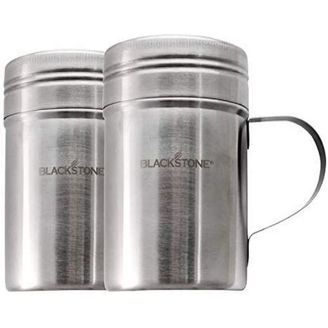 Blackstone 5072 Stainless Steel Handle 2 Pack Versatile Dredge Shaker