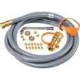 thumbnail image 1 of Blackstone 5249 Propane to Natural Gas Conversion Kit for Grill, Compatible 28", 36" Griddles, Tailgater, Rangetop Combo & Single Burner Rec Stove  Hose, Quick Connect Fitting, Grey, 1 of 4