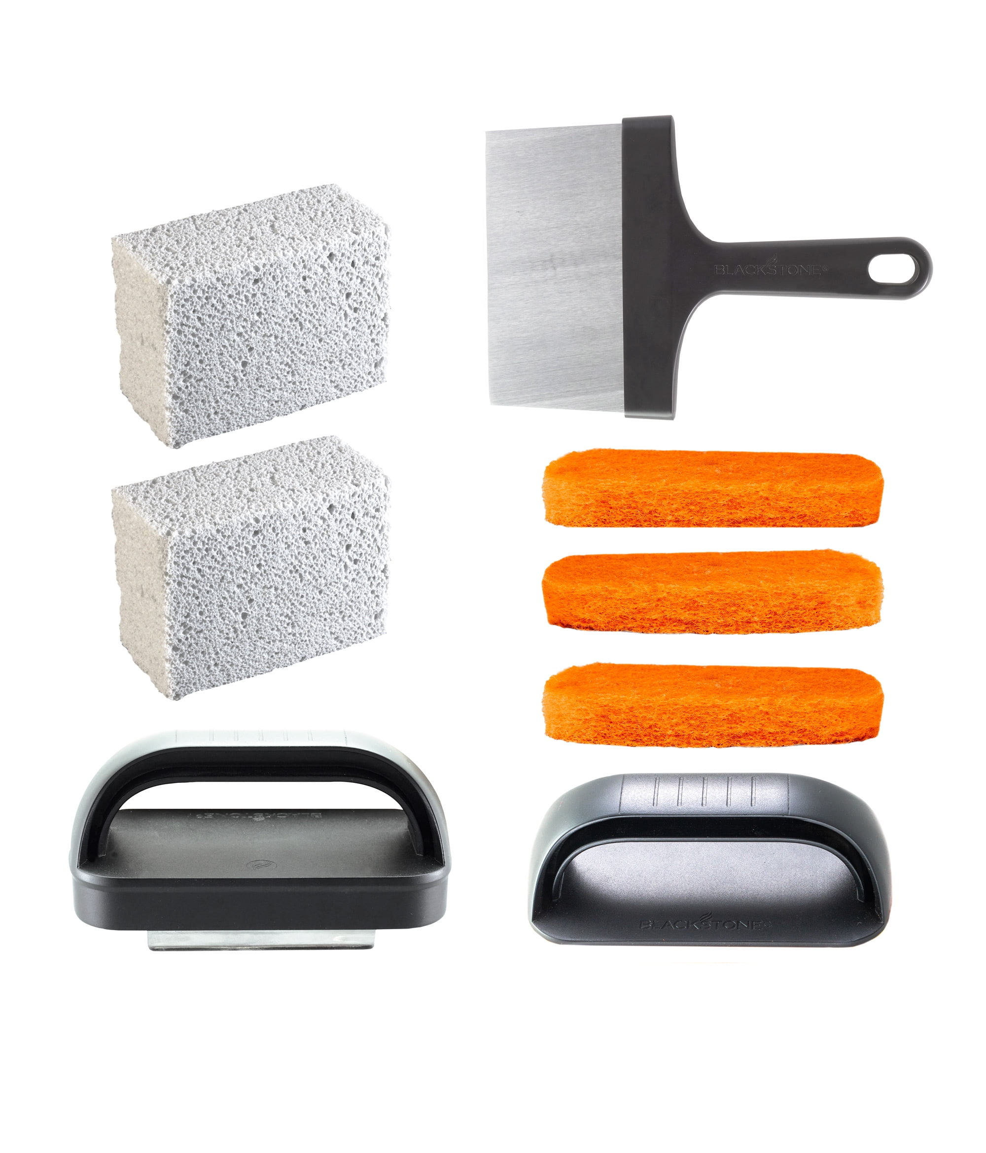 RTT Griddle Cleaning Kit for Blackstone 15 Pieces - Heavy Duty Grill  Cleaner Kit with Grill Stone, Griddle Scraper, & Griddle Brush with  Stainless