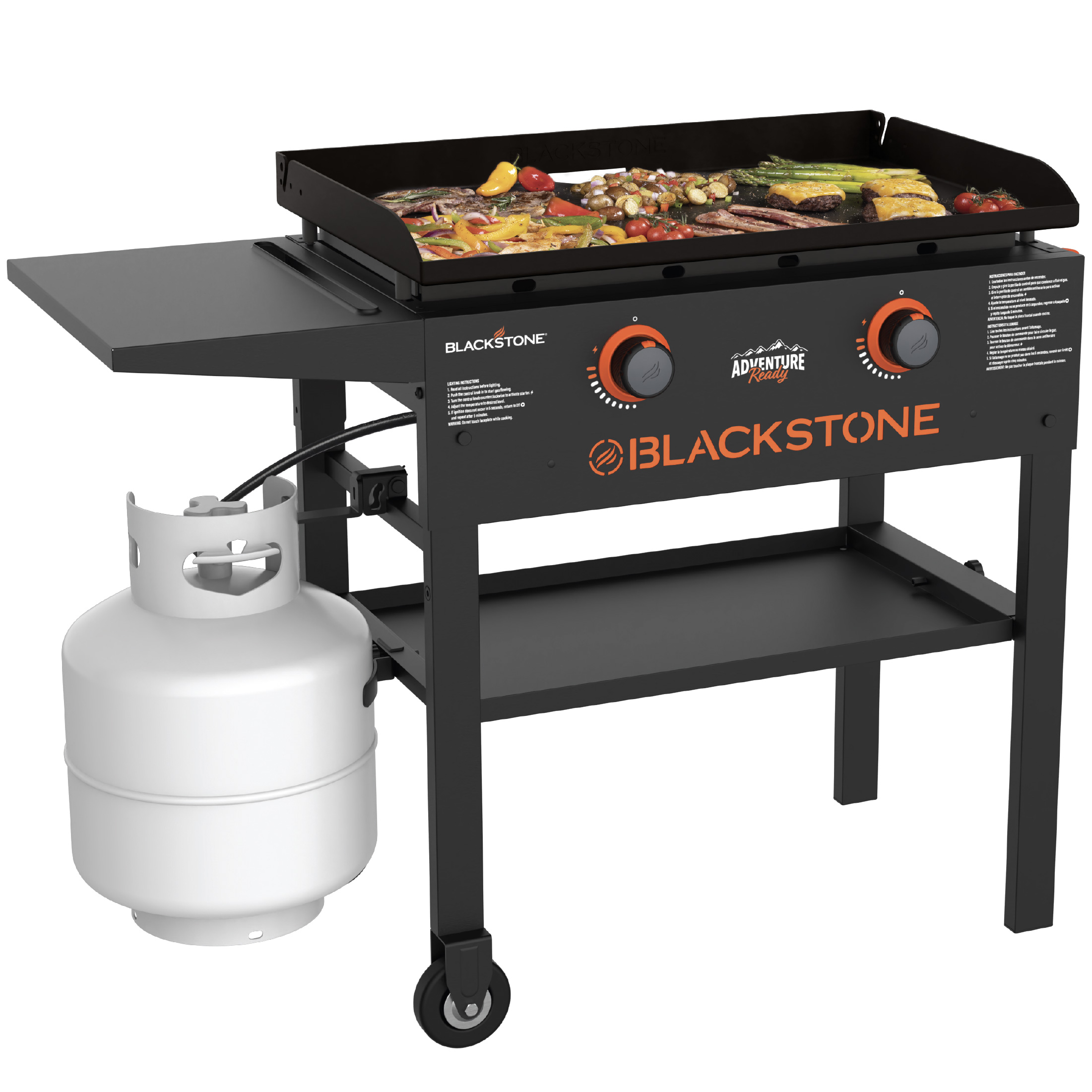 Blackstone Adventure Ready 2-Burner 28” Propane Griddle with Omnivore Griddle Plate - image 1 of 16