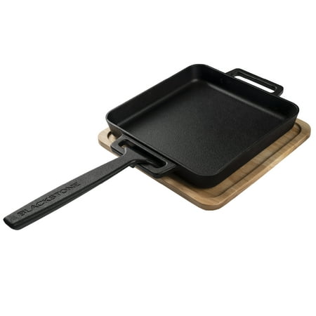 product image of Blackstone Cast Iron Deep Dish Pizza Kit with Removable Handle and Wood Trivet