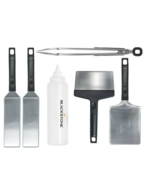 Blackstone Deluxe Stainless Steel 6-Piece Spatula Griddle Set
