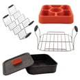 thumbnail image 1 of Blackstone Griddle Essentials Taco Kit with Tortilla Warmer and Trivet, Racks, and Toppings Tray, 5-Piece, 1 of 7