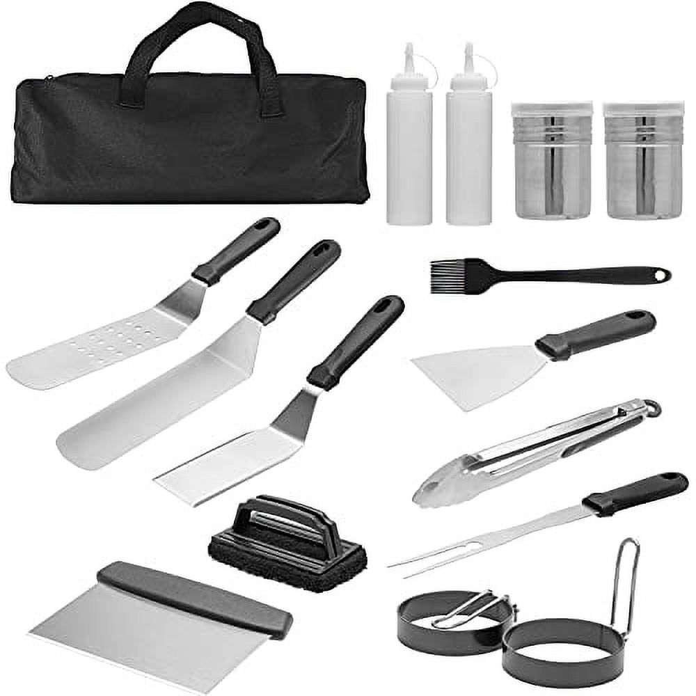 Blackstone Grill Outdoor Griddle Accessories,15Pcs Flattop Grill