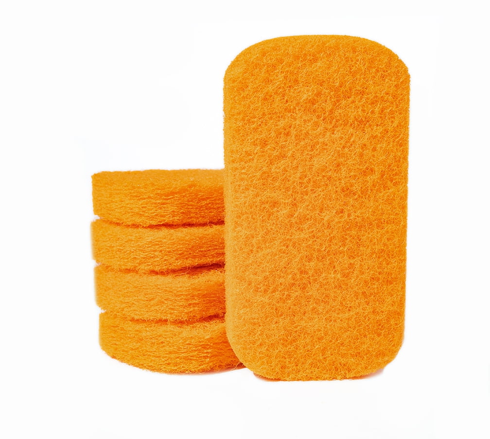 Blackstone Heavy-Duty Griddle Scouring Pads in Orange, 5-Pack