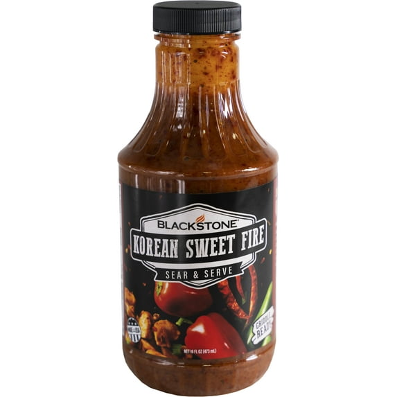 Blackstone Korean Sweet Fire Sear & Serve Sauce, 16 oz